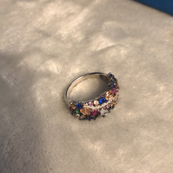 Multicolored Gemstone Bella Luce Ring - Picture 4 of 5